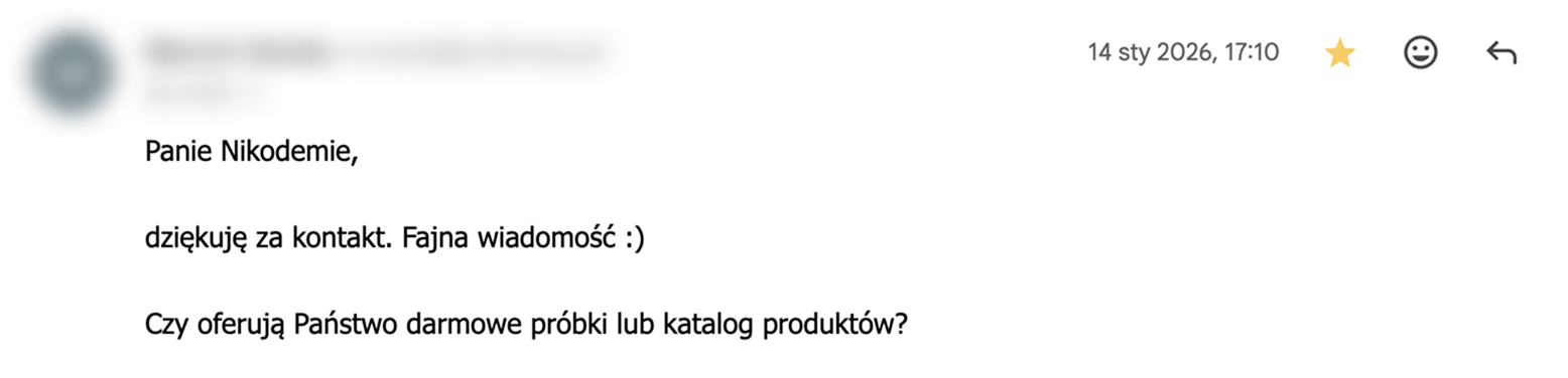 Odpowiedź od klienta — proof 2